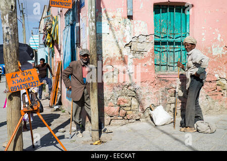 ethiopia street scenes, Mekele or Mekelle, Ethiopia, Africa Stock Photo