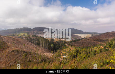 BULEMBU, SWAZILAND, AFRICA - Former asbestos mining town, now largely unoccupied. Stock Photo