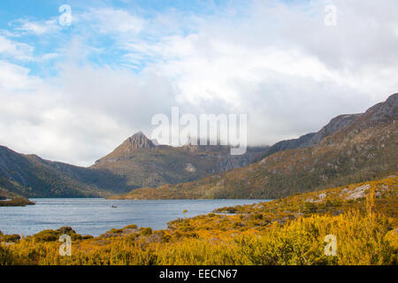 cradle mountain lake st clair national park , Tasmania, Australia Stock Photo