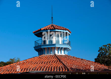 Carousel roof, Seaport Village, San Diego, California Stock Photo