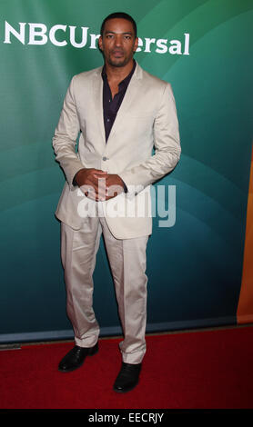 NBCUniversal's 2014 Summer TCA Tour - Day 1 - Arrivals  Featuring: Laz Alonso Where: Los Angeles, California, United States When: 13 Jul 2014 Stock Photo