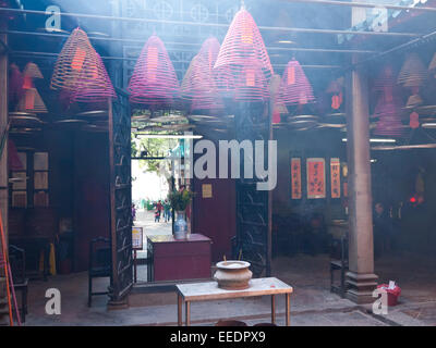 Hong Kong 2015 - Tin Hau Temple - Yau Ma Tei Stock Photo