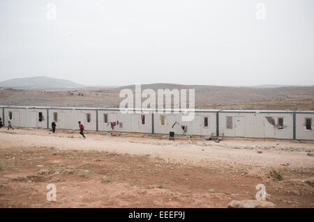 Bab al-Hawa, Syria, refugee camps on the Syrian-Turkish border Stock Photo