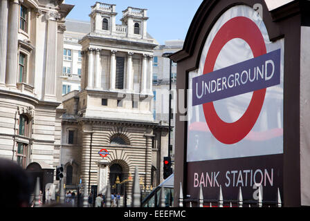 The Roundel at Bank Stock Photo