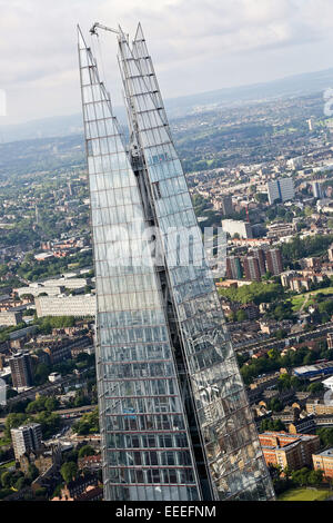Views of the completed Shard on the London skyline Stock Photo