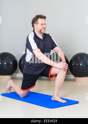 Male in Gym Stock Photo