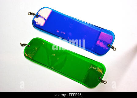 O'Ki Tackle Big Shoter Footloose sport fishing trolling flasher fish attractor Stock Photo