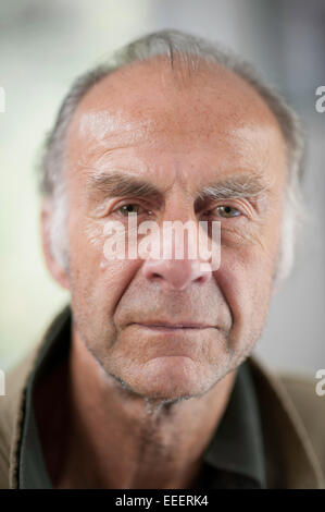 Sir Ranulph Fiennes at home on his farm Stock Photo