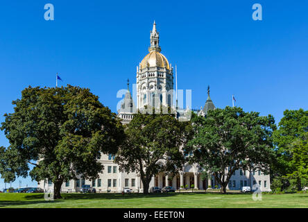 Conecticut State Capitol building, Hartford, Connecticut, USA Stock Photo