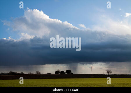 Rain Clouds Stratford on avon Warwickshire Stock Photo