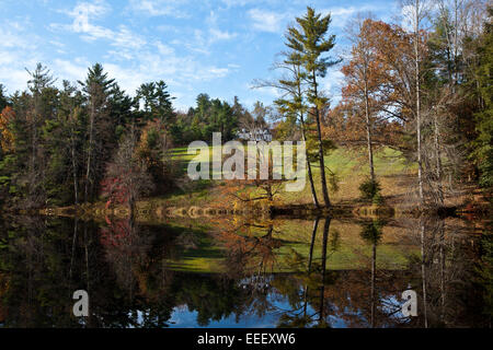 View of the home of author and poet Carl Sandburg in Flat Rock, NC Stock Photo