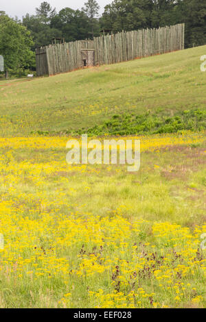 Andersonville National Historic Site home to the former Camp Sumter Confederate prisoner of war camp where 45,000 Union prisoners were held May 6, 2013 in Andersonville, Georgia. Stock Photo