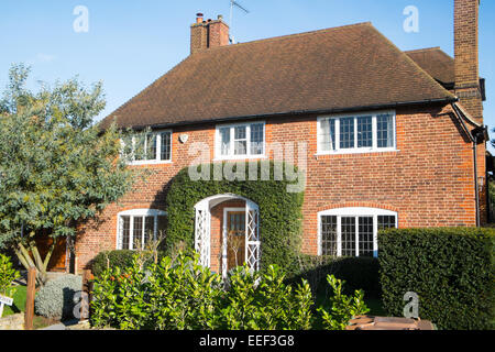 luxury detached home house in Esher,Surrey,england Stock Photo