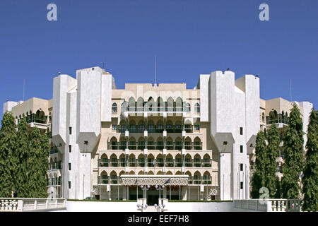 Sultanat Oman Muscat Maskat Masquat Reisen Hotel Al-Bustan Palace Arabische Halbinsel Naher Osten Sultanat Ausflugsziel Sehenswu Stock Photo