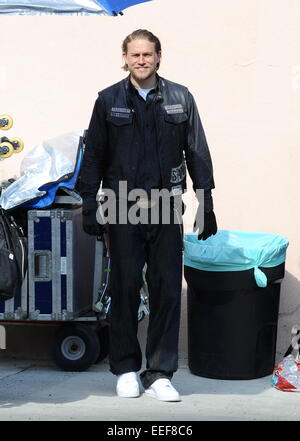 'Sons of Anarchy' star Charlie Hunnam shopping in Beverly Hills