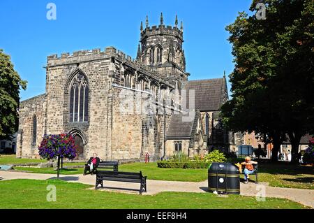 Collegiate Church of St Mary, Stafford, Staffordshire, England, UK, Western Europe. Stock Photo