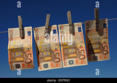 Money laundering Stock Photo