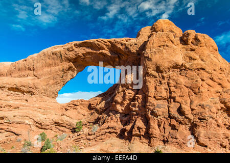 South Window Arch, Arches National Park, Utah, USA Stock Photo