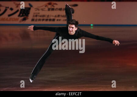 st Yoyogi Gymnasium, Tokyo, Japan. 16th Jan, 2015. Evan Lysacek, JANUARY 16, 2015 - Figure Skating : Medal Winners Open 2015, Men's Free Skating at 1st Yoyogi Gymnasium, Tokyo, Japan. Credit:  AFLO SPORT/Alamy Live News Stock Photo