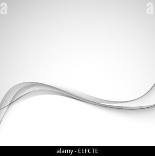 Abstract background in gray color with wavy lines Stock Photo