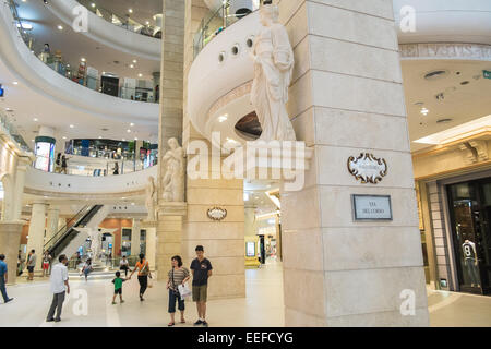 Italy,Rome floor at Terminal 21 Shopping Centre Mall at Christmas time.Bangkok,Thailand,Asia. Stock Photo