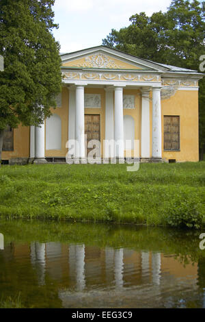 Russland St. Petersburg Puschkin Katharinen-palast Katharinenpark Park Musikpavillon Konzertsaal Zarskoje Selo Detskoje Zarendor Stock Photo