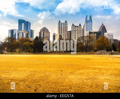 Skyline of downtown Atlanta, Georgia, USA Stock Photo