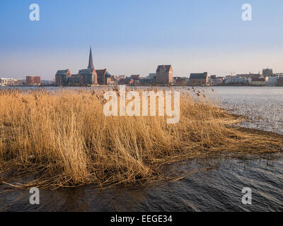 View to the city Rostock (Germany) Stock Photo