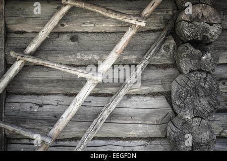 Old Log Home Stock Photo - Alamy