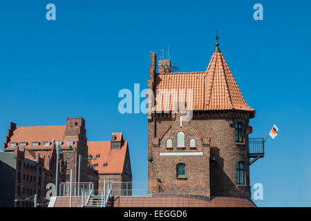 Historical buildings in Stralsund (Germany). Stock Photo