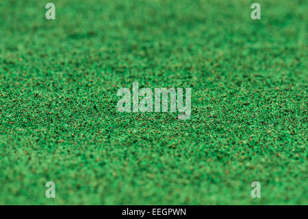 A macro photograph of a scouring pad looking along it's length with shallow depth of field Stock Photo