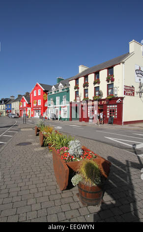 Shops and buildings in Strand Street Dingle County Kerry Ireland Stock Photo