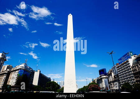 obelisk in plaza de la republica Buenos Aires Argentina Stock Photo