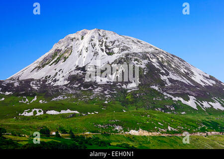 Errigal mountain in County Donegal Ireland Stock Photo