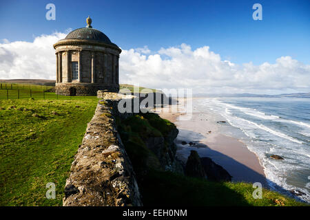 mussenden temple site of the Dragonstone in Game of Thrones northern ireland ni Stock Photo