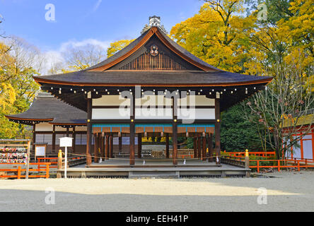 Shimogamo-jinja Shrine (Kamomioya - jinja), Kyoto, Japan Stock Photo
