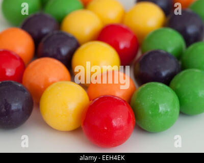 A closeup of Everlasting Gobstopper hard candy. Manufactured by the Willy Wonka Candy Company, a Nestlé brand. A closeup of Everlasting Gobstopper hard candy. Manufactured by the Willy Wonka Candy Company, a Nestlé brand.