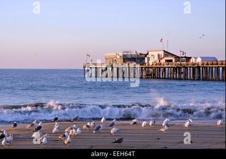 view of pier at Capitola in Santa Cruz county California Stock Photo