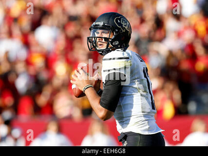 October 18 2014 Colorado Buffaloes running back Phillip Lindsay #23 ...