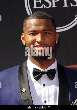 2014 ESPYS Awards - Arrivals  Featuring: DeMarcus Cousin Where: Los Angeles, California, United States When: 17 Jul 2014 Stock Photo