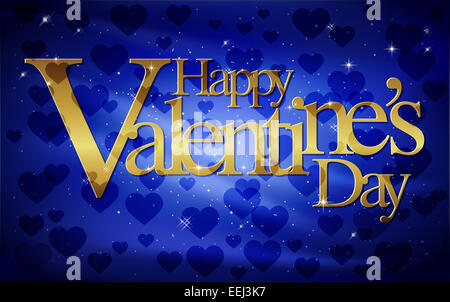 Happy Valentine’s Day - greeting card, vector Stock Photo