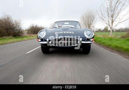 E Type Jaguar 4.2 series 1 (1964-1968) 'The most beautiful car in the world' British sports car Stock Photo
