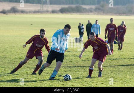 Sunday League football, Leamington Spa, Warwickshire, UK Stock Photo