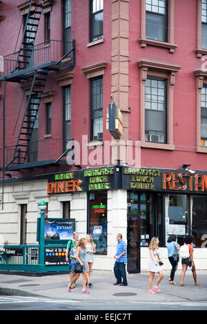 traditional building, Greenwich village, New York, USA, America Stock Photo