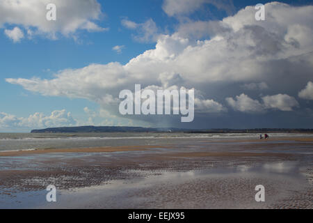 Camber sands in Kent. Stock Photo