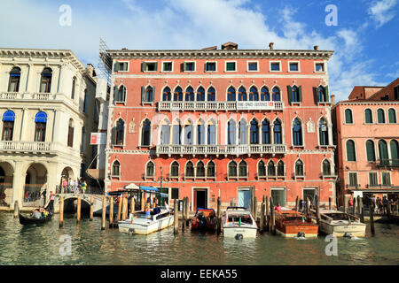 Venice, Italy, Palazzo Bembo, Grand Canal, Detail Stock Photo ...