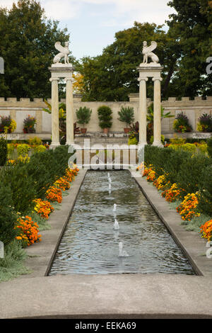 Untermyer gardens conservancy in Yonkers NY Stock Photo