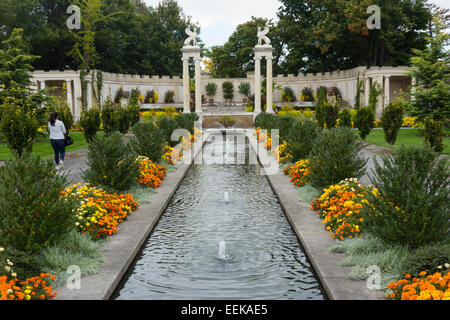 Untermyer gardens conservancy in Yonkers NY Stock Photo