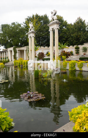 Untermyer gardens conservancy in Yonkers NY Stock Photo