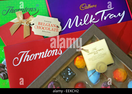 Boxes of Chocolates Stock Photo